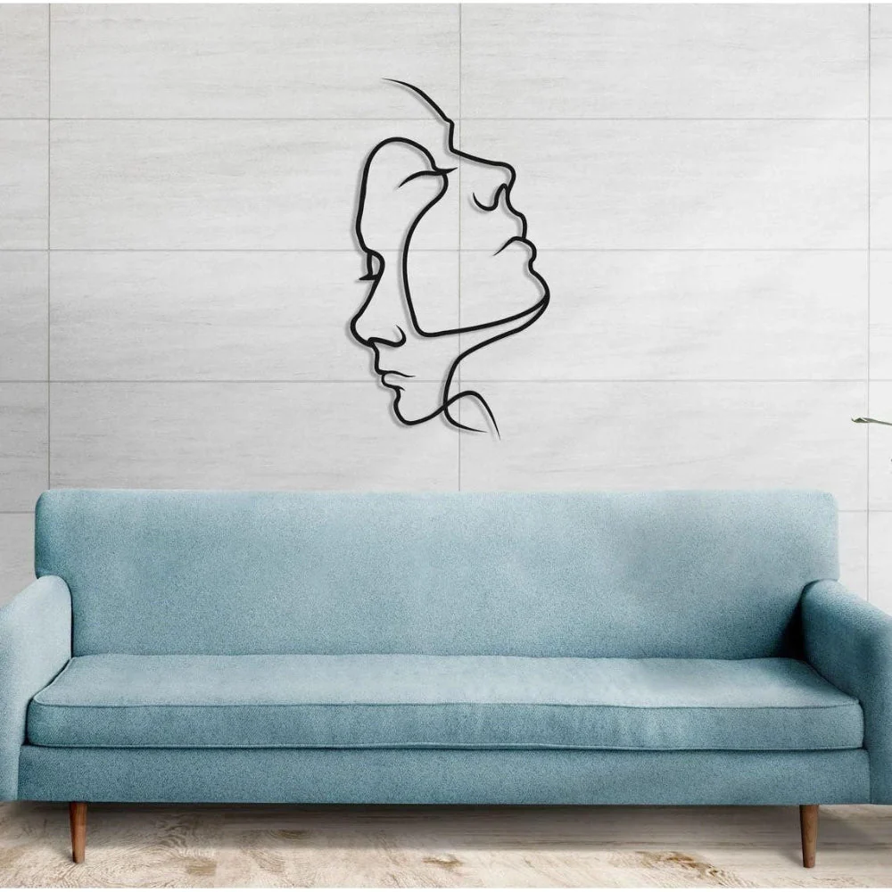 AmoraLine – Minimalistische Wanddekoration mit abstraktem Ausdruck von Liebe - Image 3