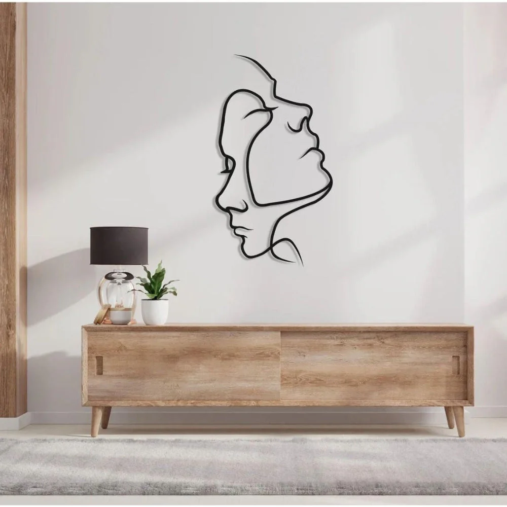 AmoraLine – Minimalistische Wanddekoration mit abstraktem Ausdruck von Liebe - Image 5