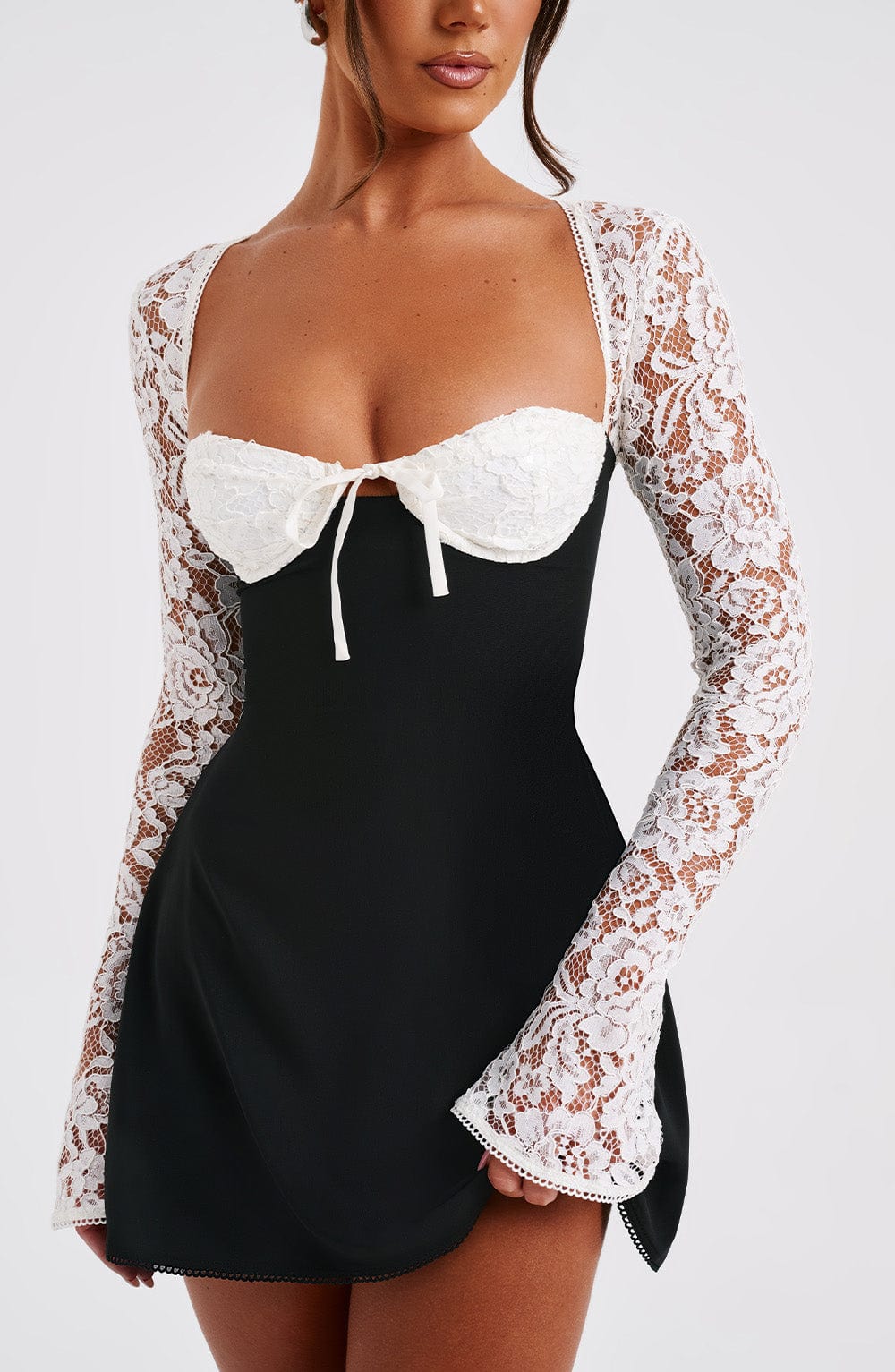 ANASTASIA  | Kurzes Spitzenkleid Elegant - Image 16