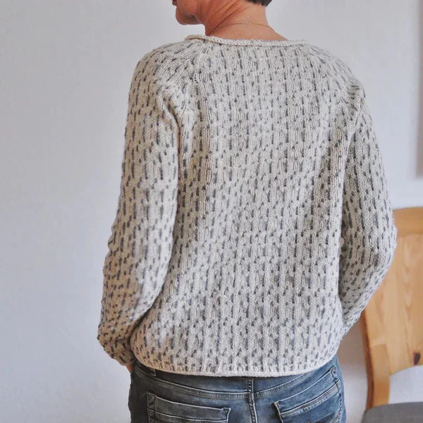 ANDREA - ENGER GESTRICKTER PULLOVER - Image 4
