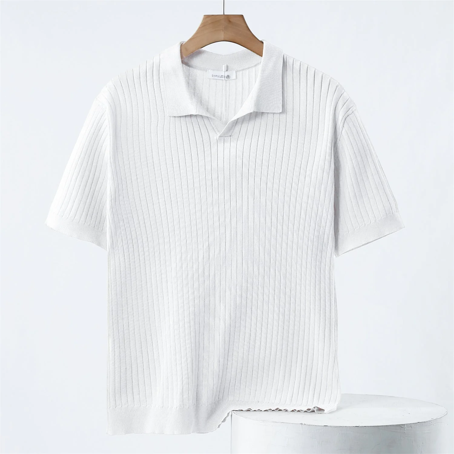 Andreas Strick-Polo mit Kragen - Image 3