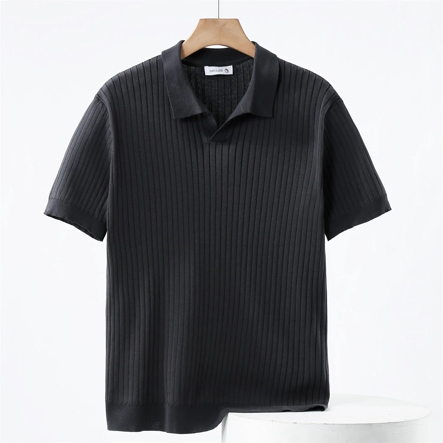 Andreas Strick-Polo mit Kragen - Image 5