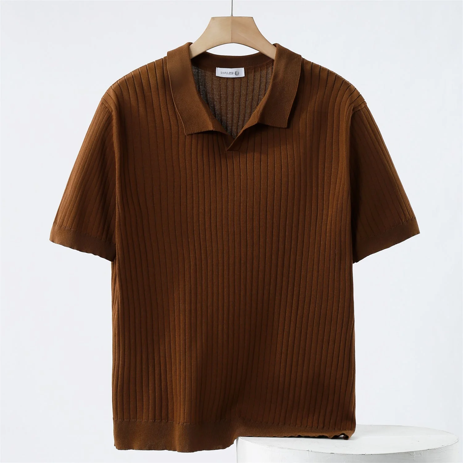 Andreas Strick-Polo mit Kragen - Image 7