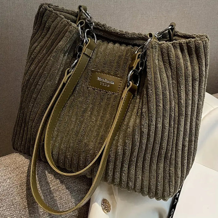 ANKE - CORDTASCHE MIT VERSTELLBAREN RIEMEN - Image 2