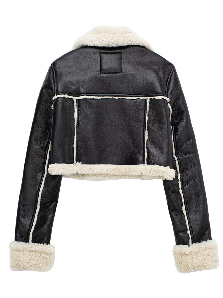 Anna | Elegante Kunstlederjacke für Damen Winter - Image 4