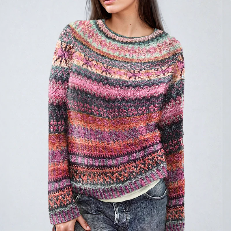 Anna | Klassischer Fair Isle Pullover - Image 3
