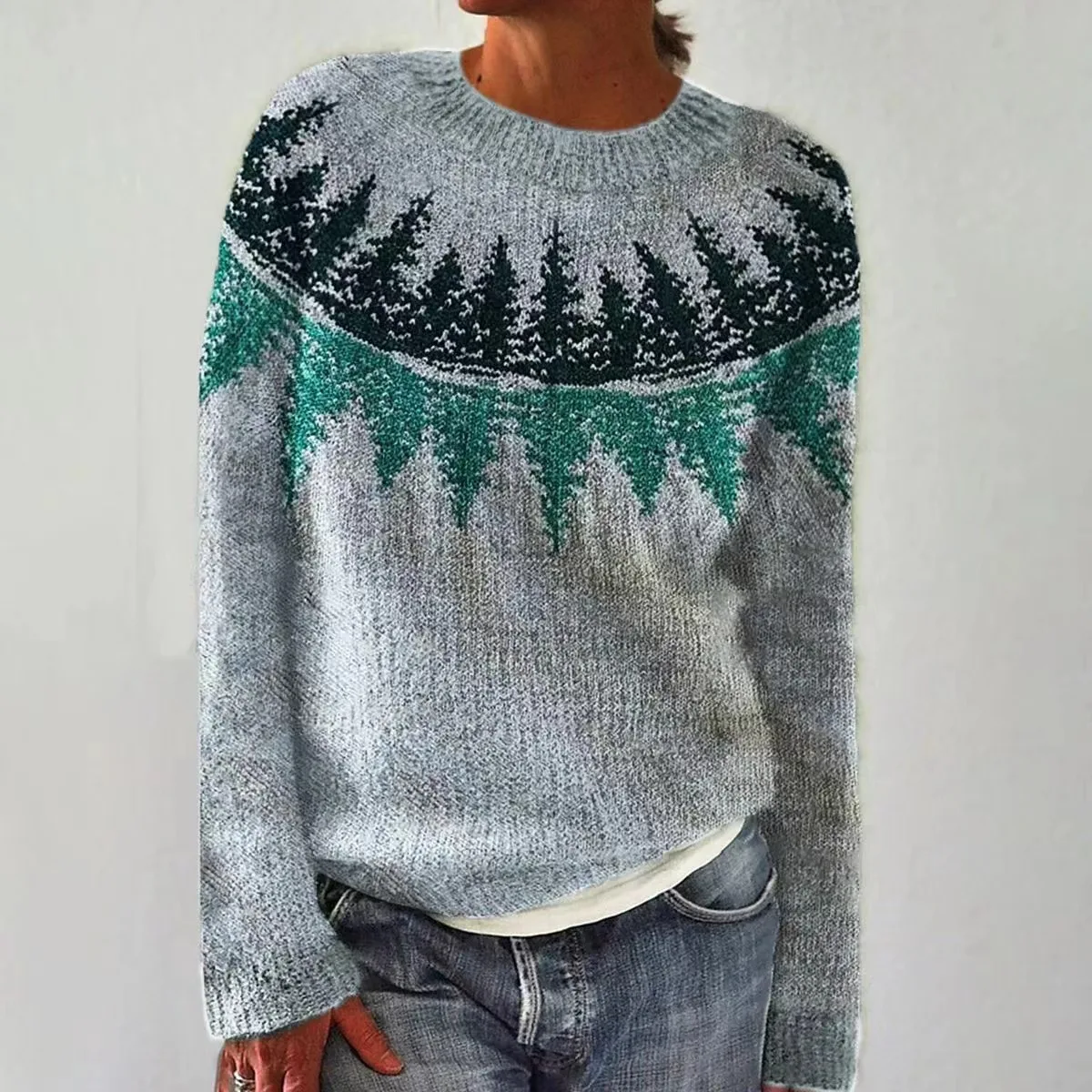 Anna™ | Raffiniertes skandinavisches Strickpullover - Image 9