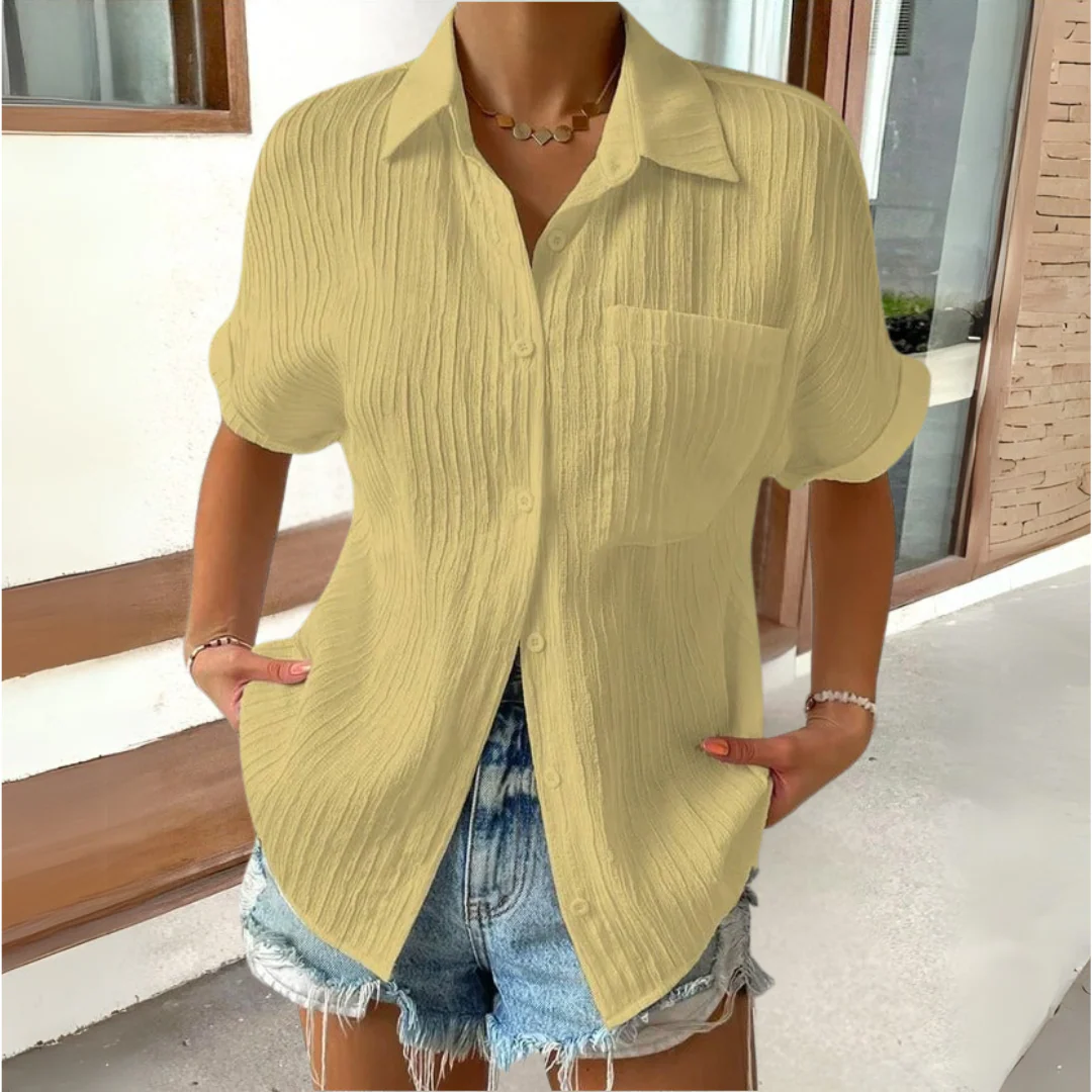 Anneke™ | Elegante Bluse mit Hemdkragen - Image 2