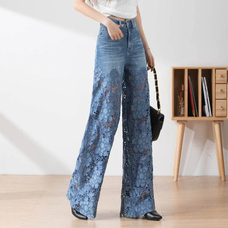 Annelore™ Schicke Spitzen-Jeans - Image 3