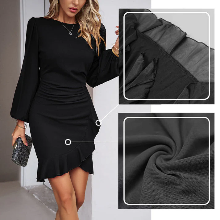 ANNEMARIE - ELEGANTES KLEID MIT PUFFÄRMELN - Image 4