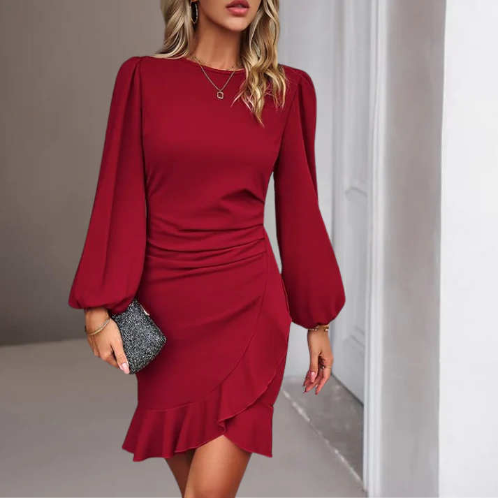 ANNEMARIE - ELEGANTES KLEID MIT PUFFÄRMELN - Image 8