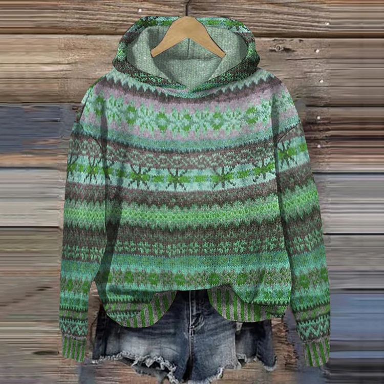 Annika - Ethnischer Kapuzenpullover - Image 2