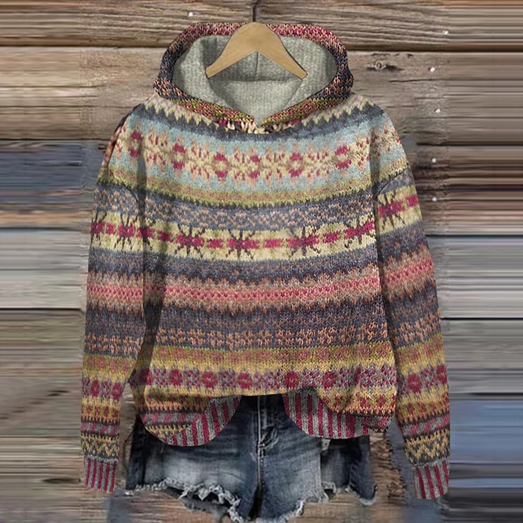 Annika - Ethnischer Kapuzenpullover - Image 3