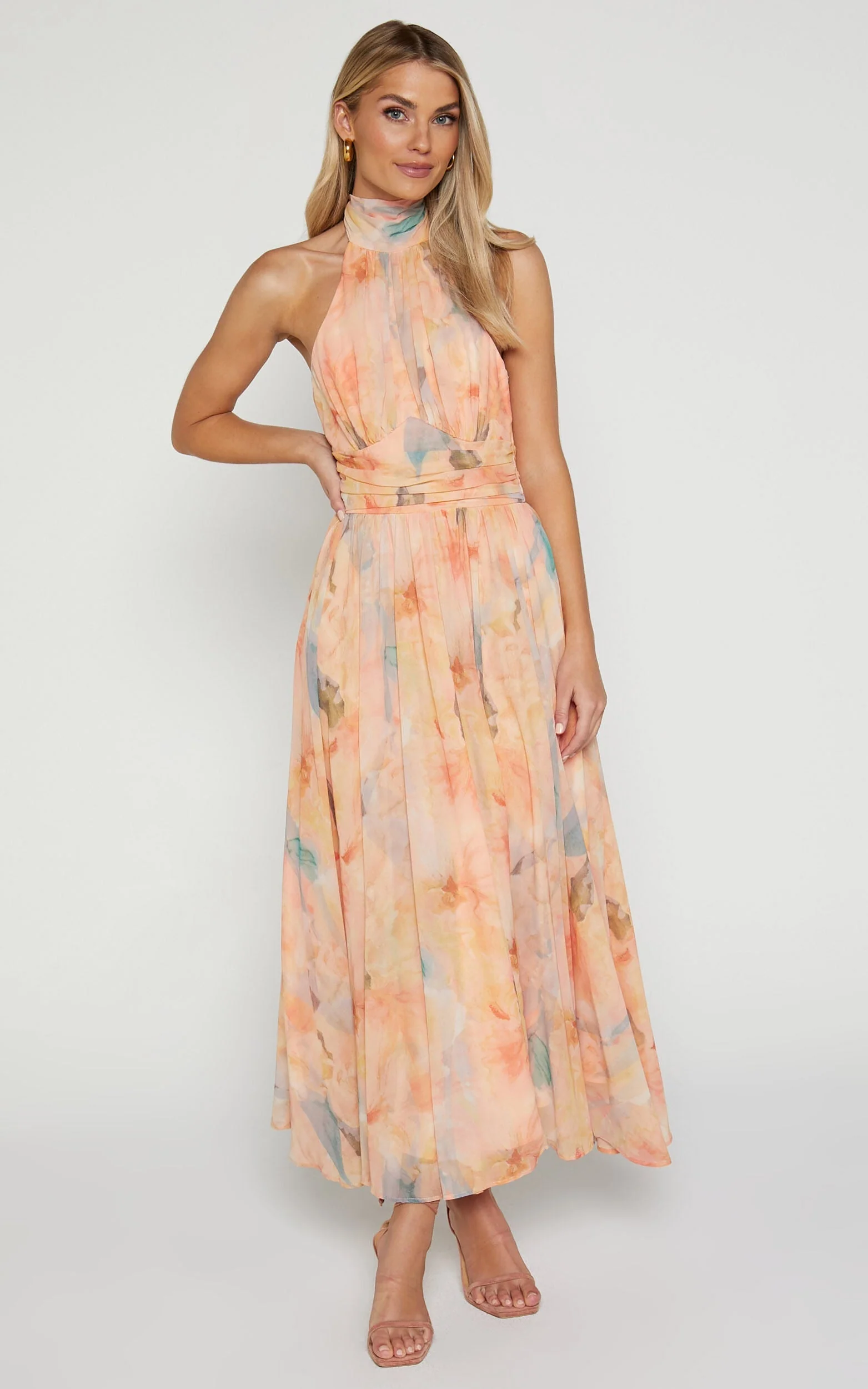 Antonella | Elegantes Halterneck-Maxikleid - Image 4