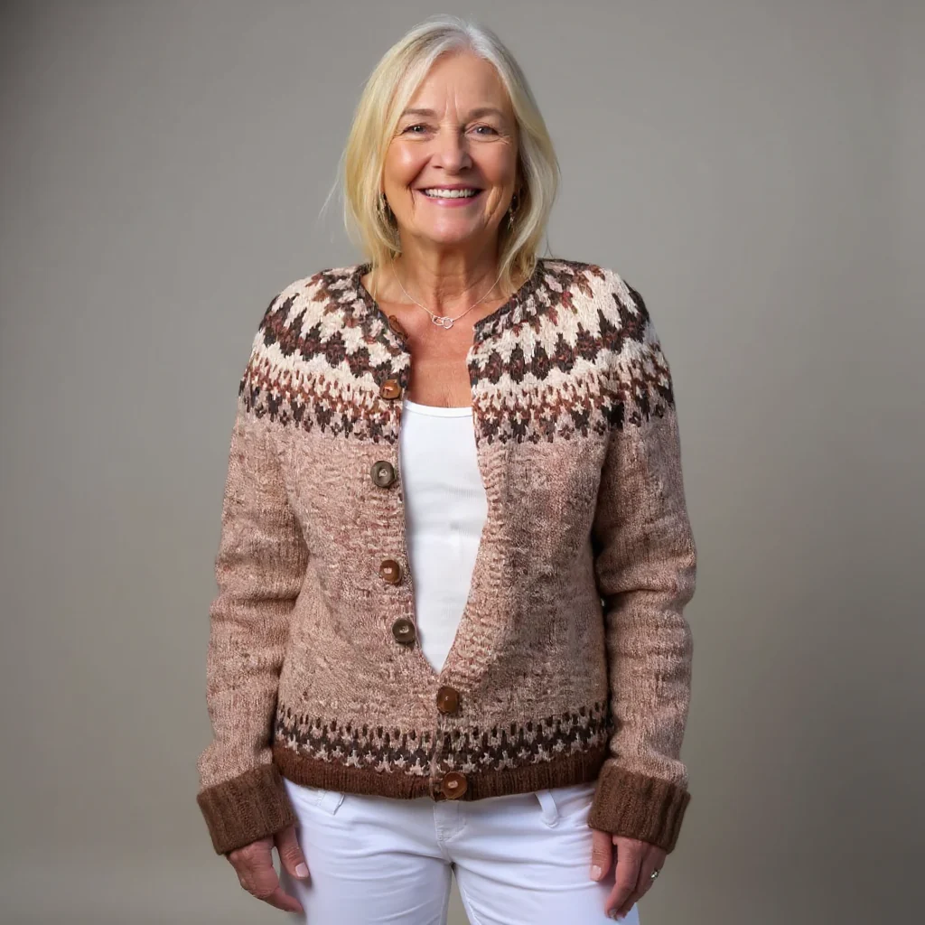 Antonia | Vintage Isländische Strickjacke - Image 2