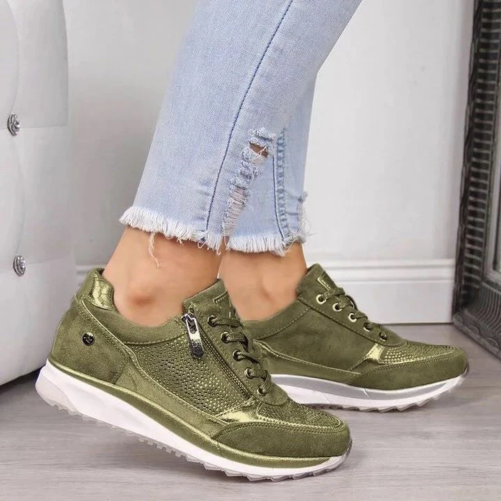Anty | Glänzende Schnür-Sneaker - Image 6