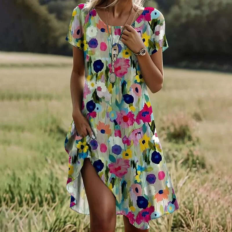 Aria™ - Buntes Blumenkleid