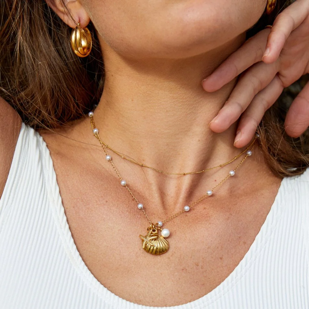 Aria Shell Charm Halskette - Image 2