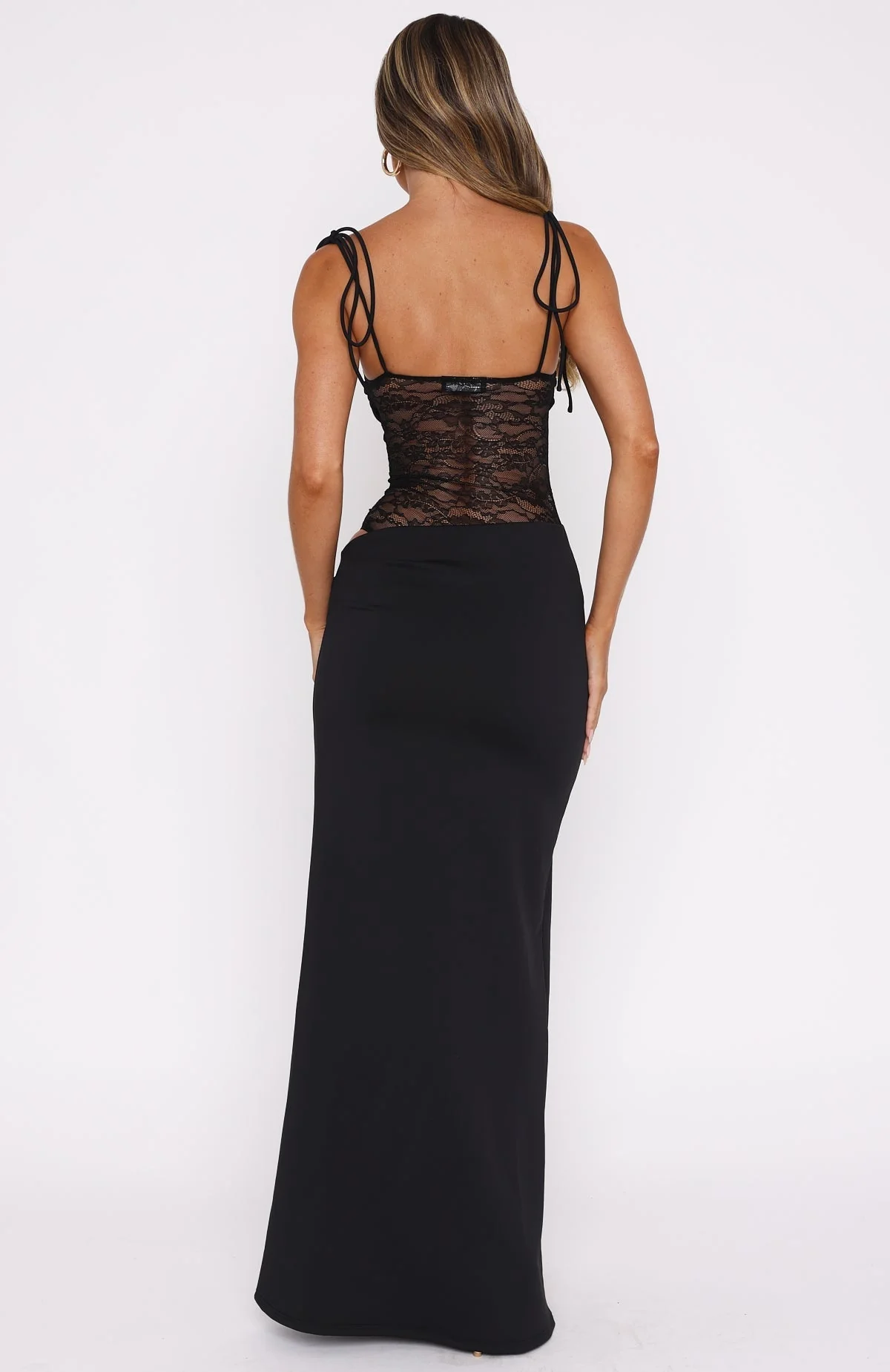 Arianne I Maxikleid mit Spitzeneinsatz - Image 4