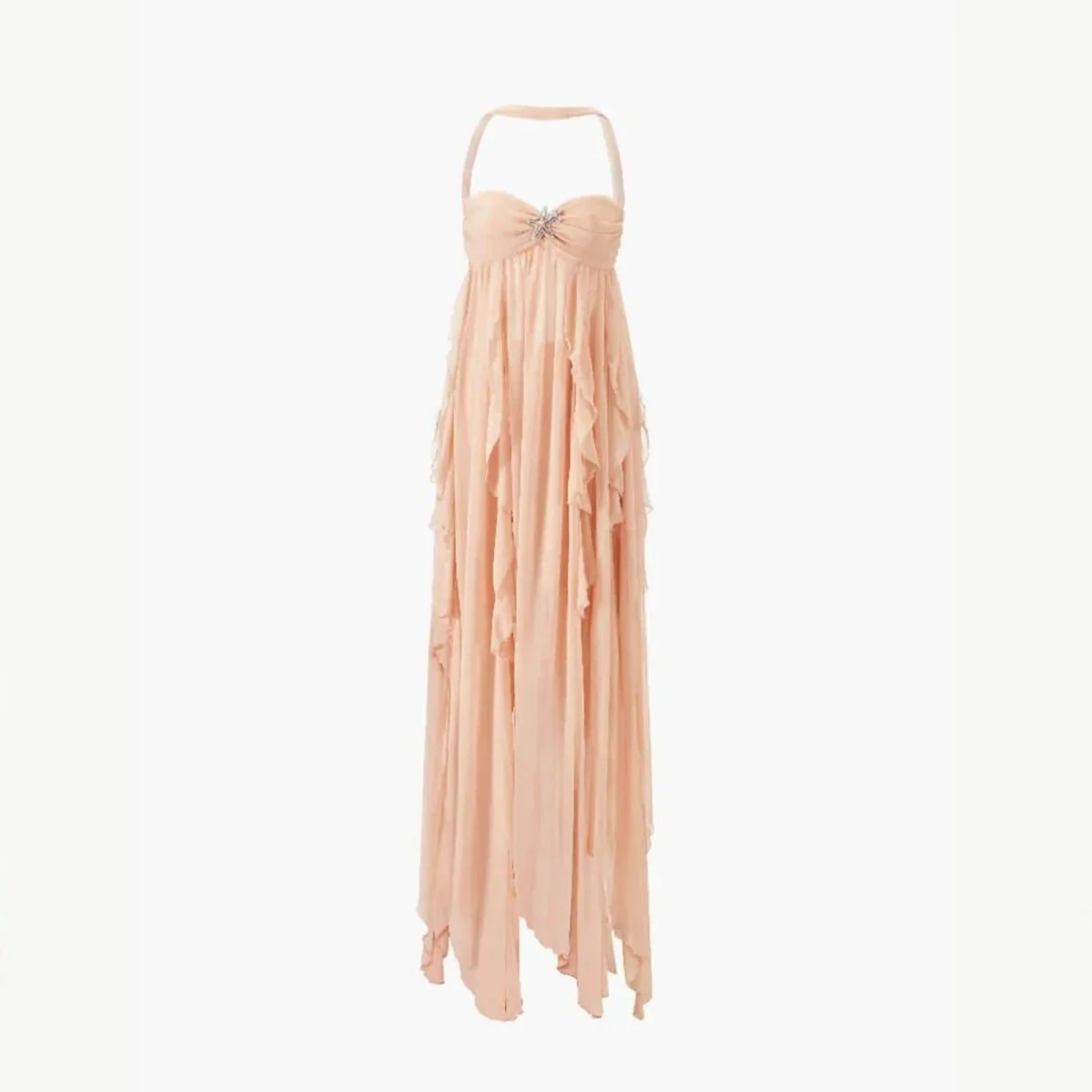 Aurelia | Damen Rückenfreies Maxikleid Volants – Rückenfrei Maxi Volant 2026 - Image 4