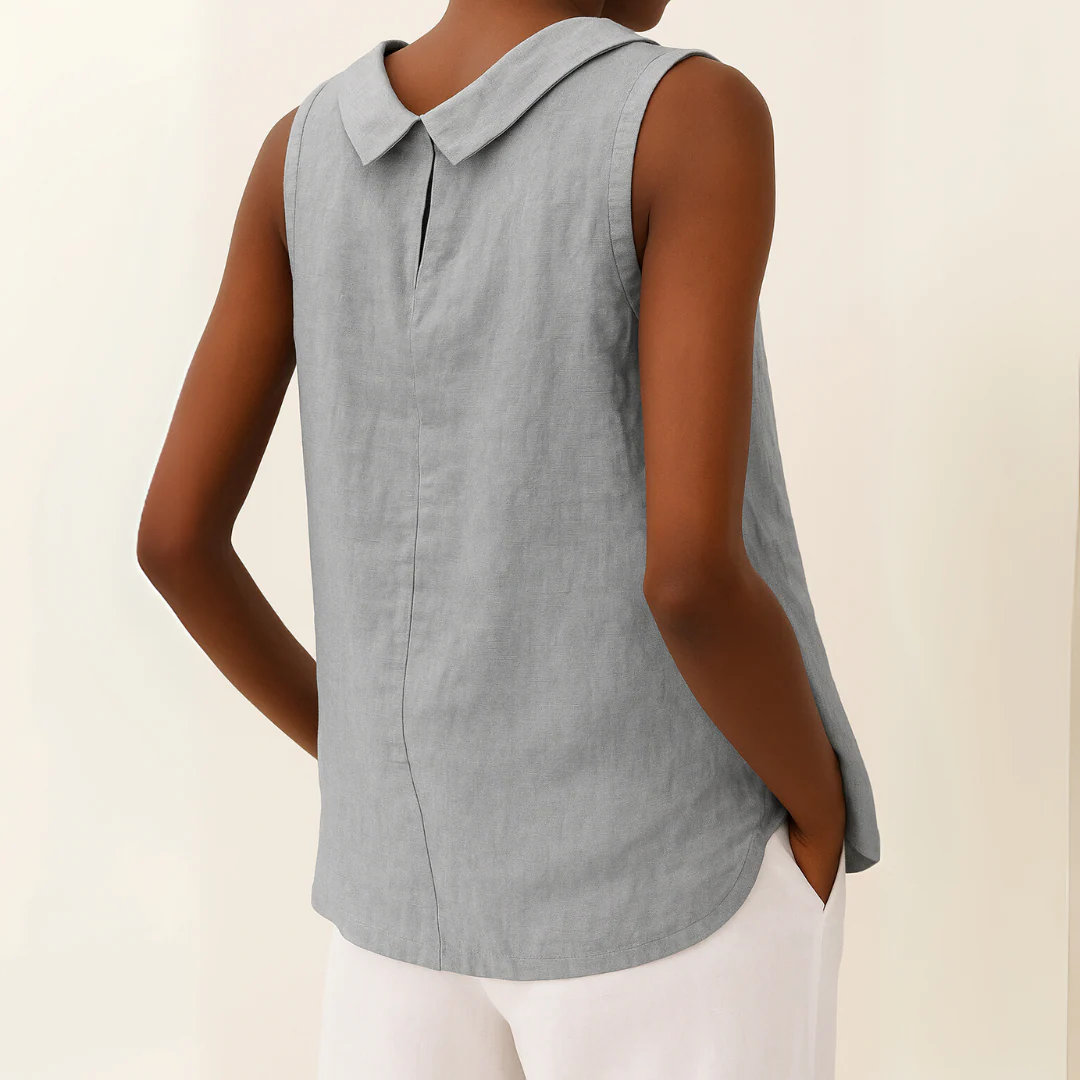 Ärmelloses Oberteil für Damen mit Rollkragen – Elegantes Sommer-Basic für jeden Anlass