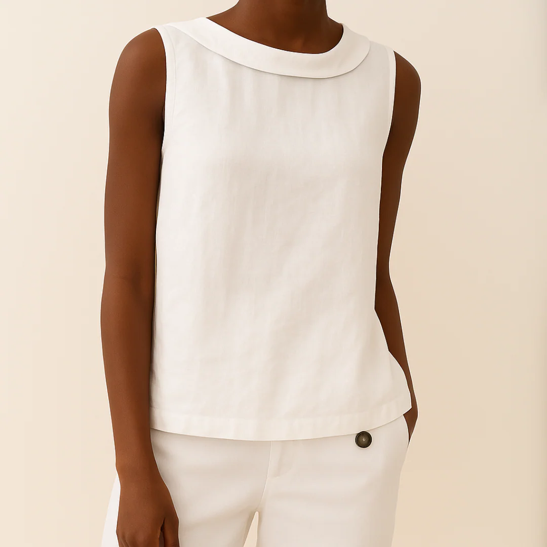 Ärmelloses Oberteil für Damen mit Rollkragen – Elegantes Sommer-Basic für jeden Anlass - Image 3