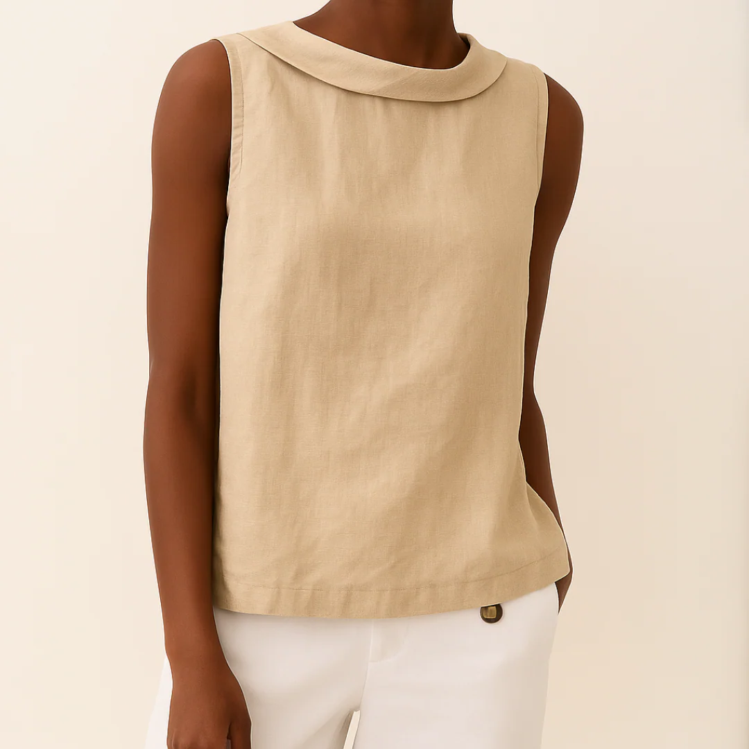Ärmelloses Oberteil für Damen mit Rollkragen – Elegantes Sommer-Basic für jeden Anlass - Image 5