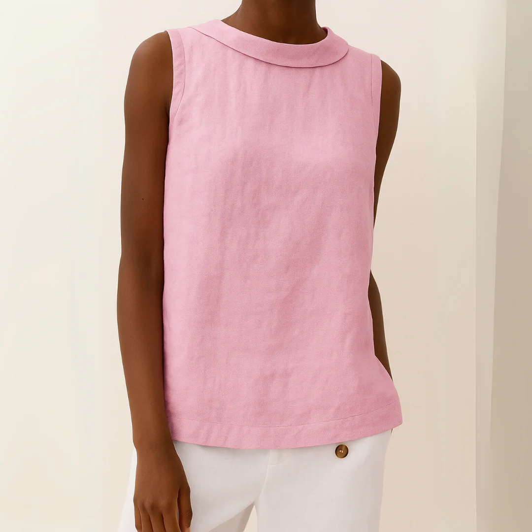 Ärmelloses Oberteil für Damen mit Rollkragen – Elegantes Sommer-Basic für jeden Anlass - Image 7