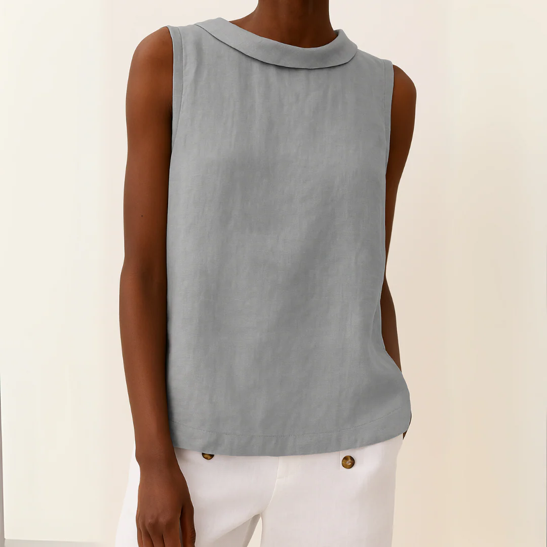 Franziska | Damen Ärmelloses Rollkragen Oberteil Locker – Top Rollkragen Ärmellos 2026 - Image 3