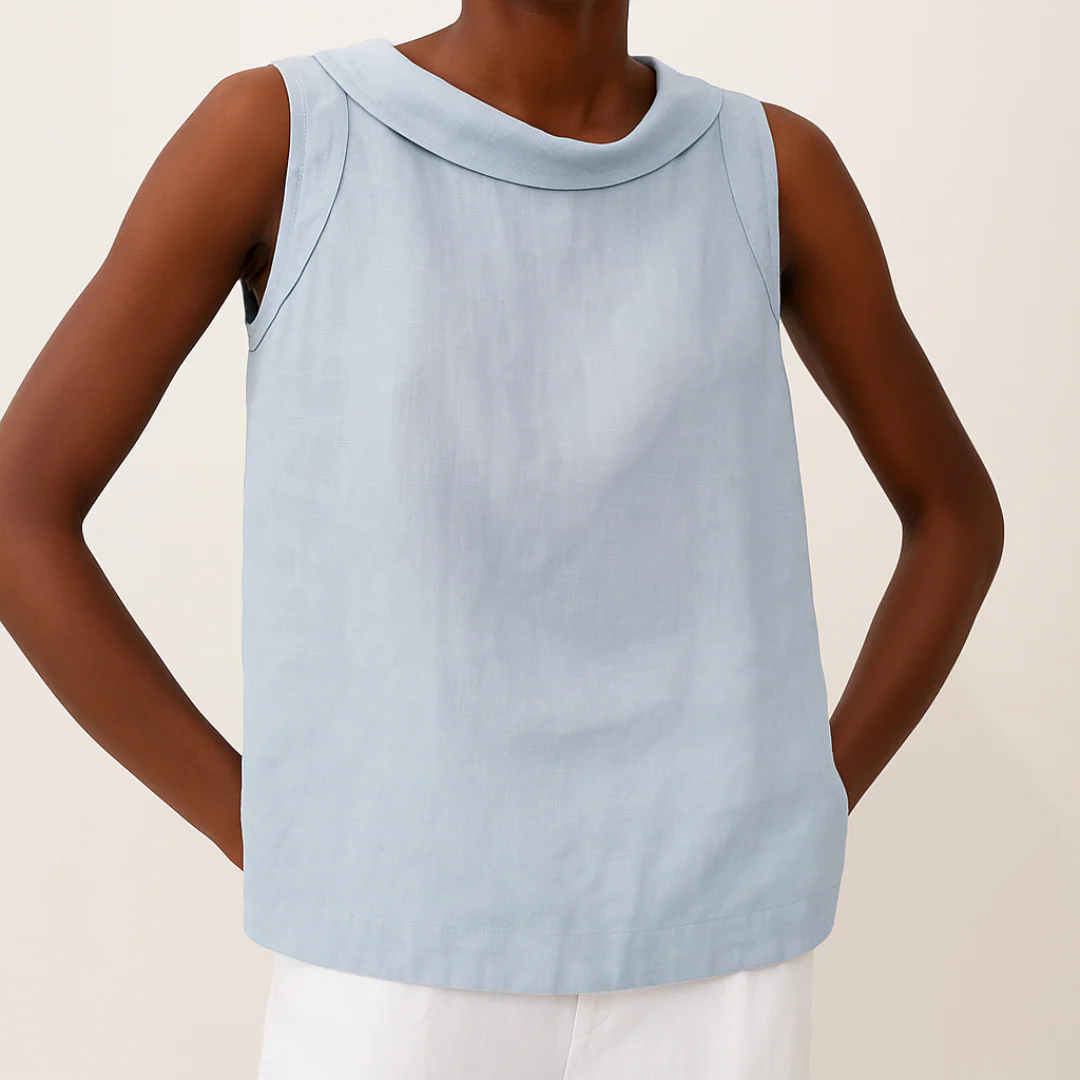 Franziska | Damen Ärmelloses Rollkragen Oberteil Locker – Top Rollkragen Ärmellos 2026 - Image 5