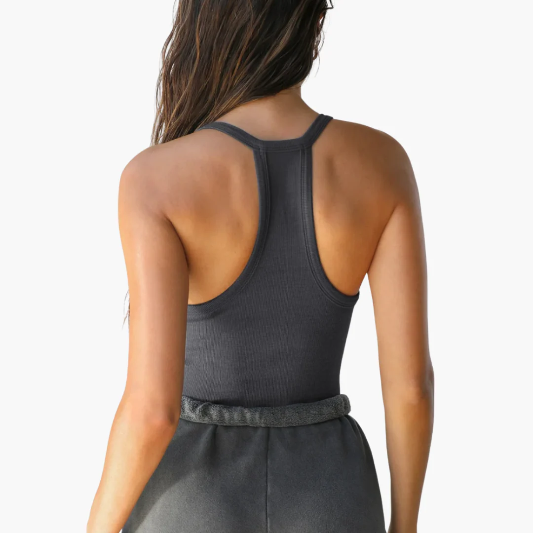 Ärmelloses Top für Damen - Blusentop mit V-Ausschnitt - Image 8