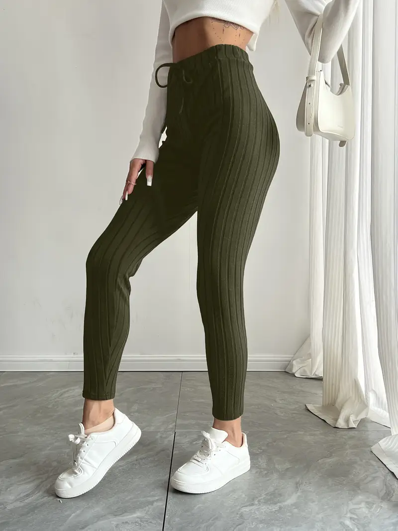 Athena - Hochelastische gerippte Damen-Leggings