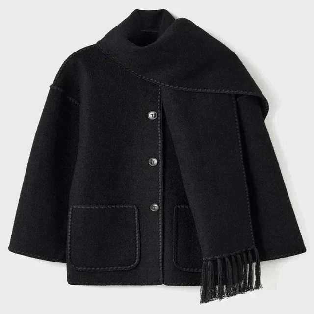 Atidu - statement-jacke mit halstuch - Image 2