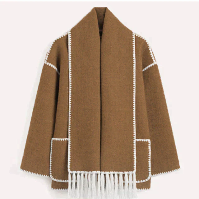 Atidu - statement-jacke mit halstuch - Image 5