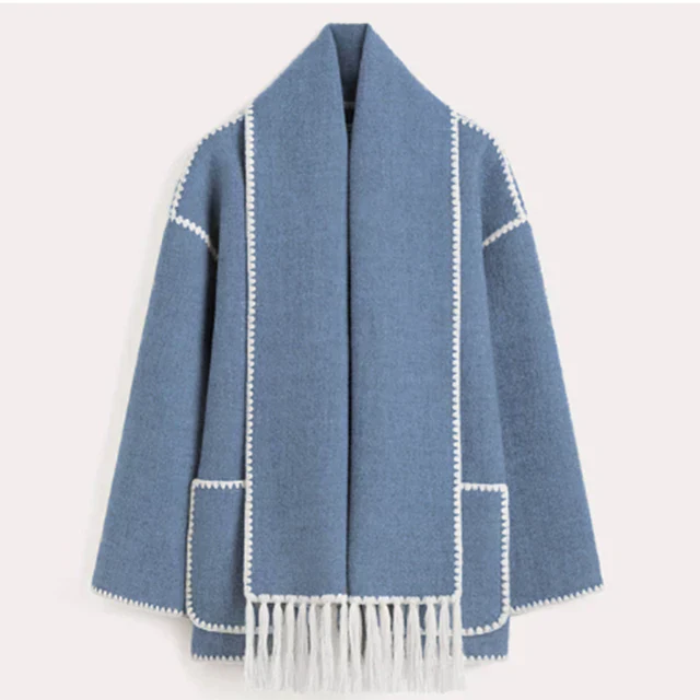 Atidu - statement-jacke mit halstuch - Image 7
