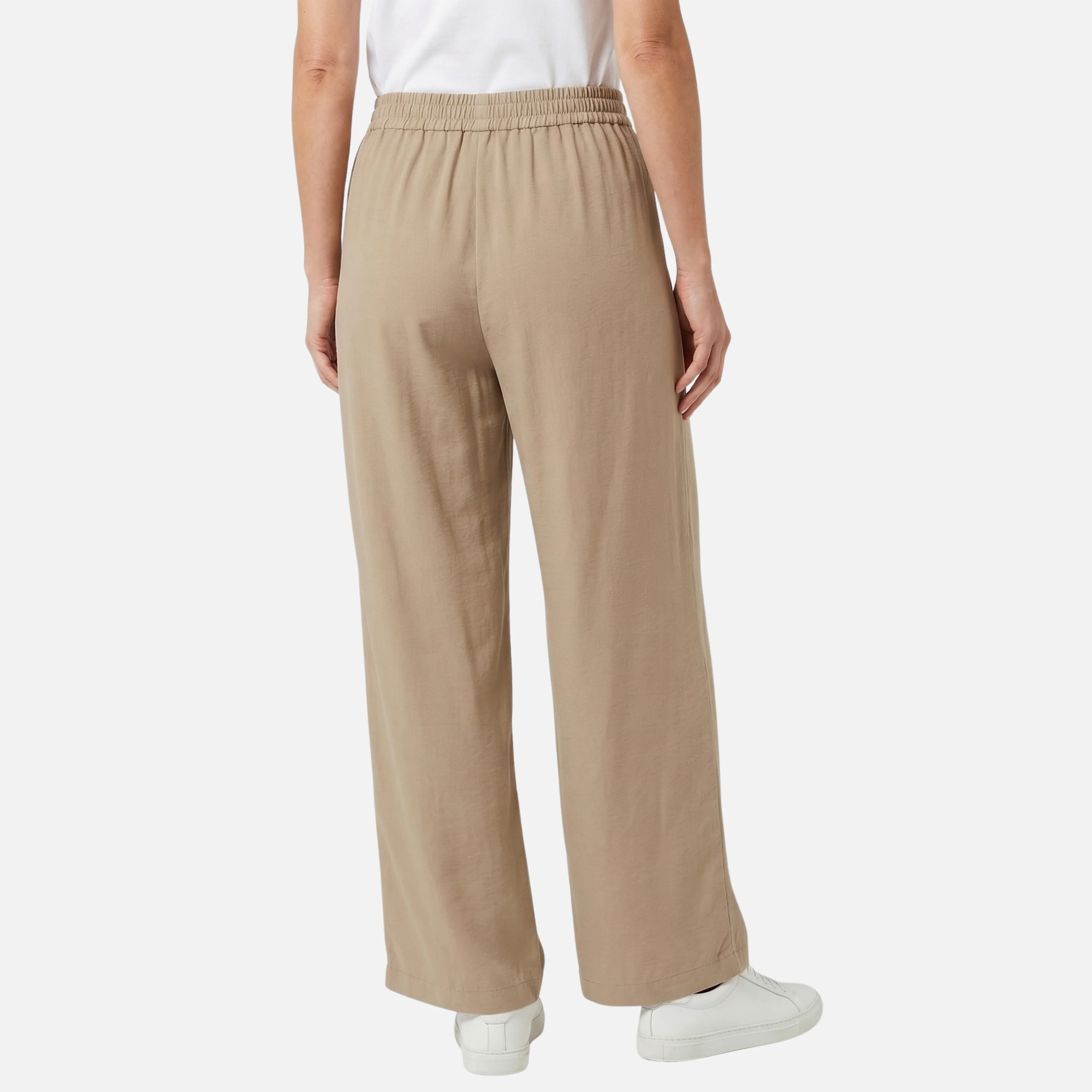 Linda | Damen Atmungsaktive Leinenhose Wide Leg Bund – Leinen Palazzo Damen - Image 6