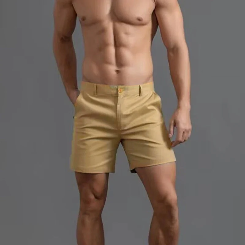 Atmungsaktive Men's Straight Fit Sommer Shorts - Image 3