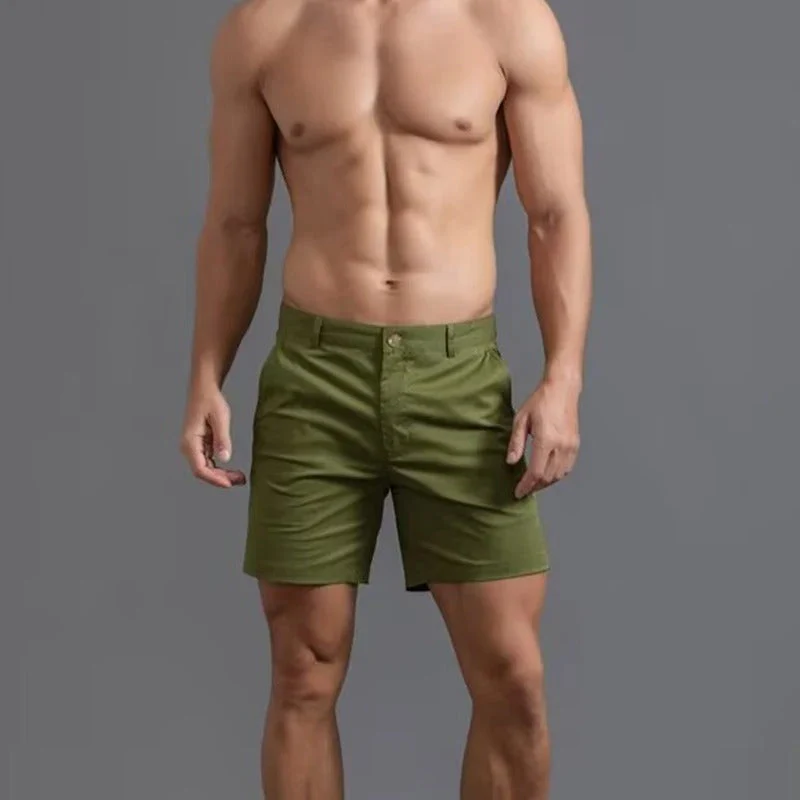 Atmungsaktive Men's Straight Fit Sommer Shorts - Image 5
