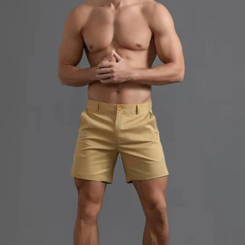 Atmungsaktive Men's Straight Fit Sommer Shorts - Image 6