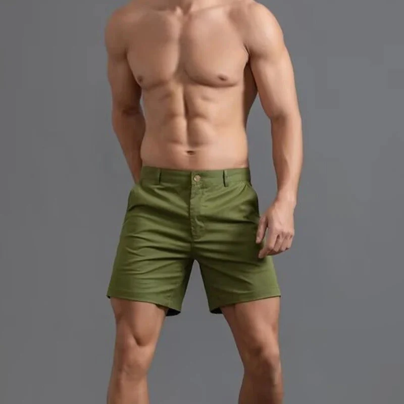 Atmungsaktive Men's Straight Fit Sommer Shorts - Image 8