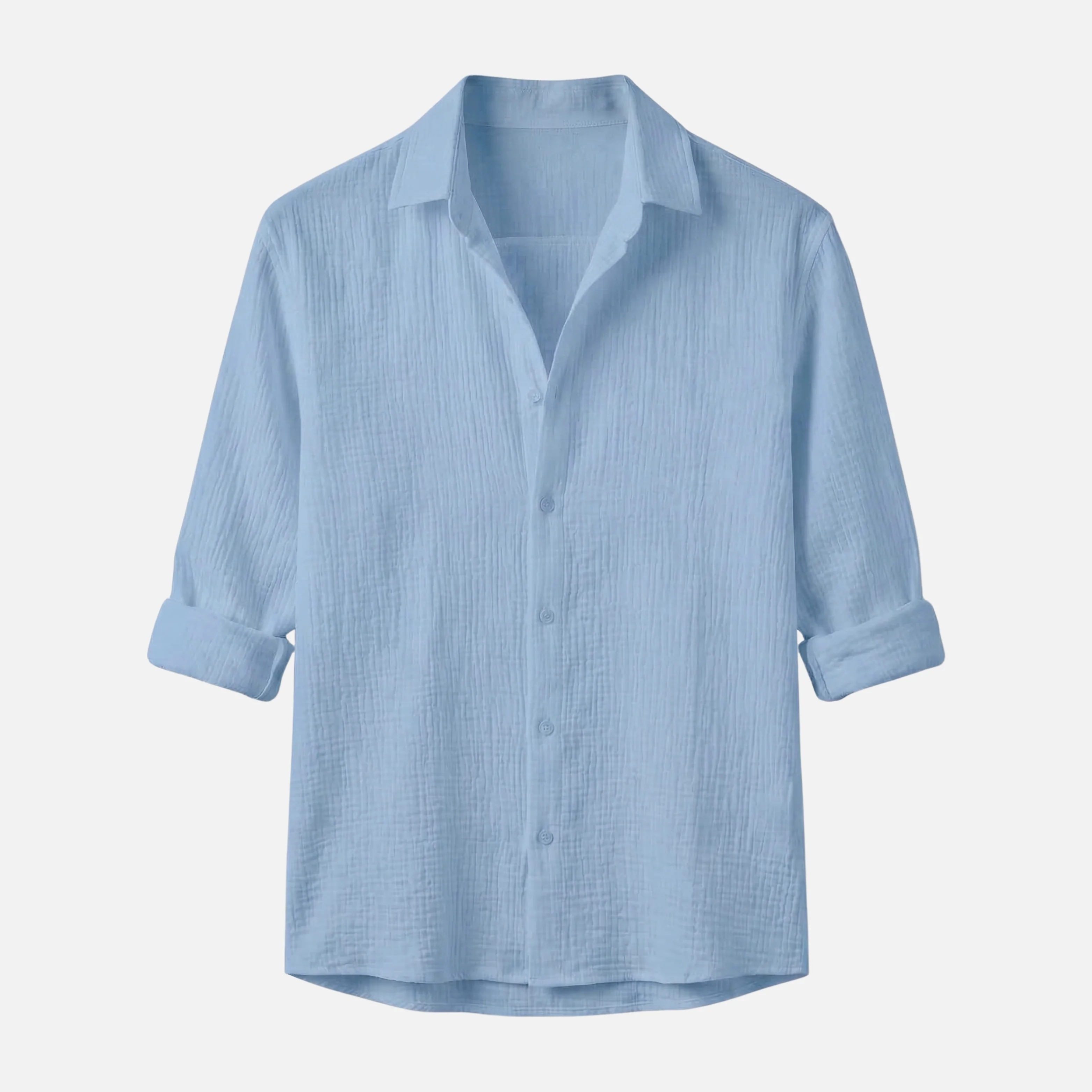 Thorsten | Herren Atmungsaktives Leinen Hemd Relaxed Fit Kragen – Leinen Hemd Kragen - Image 10