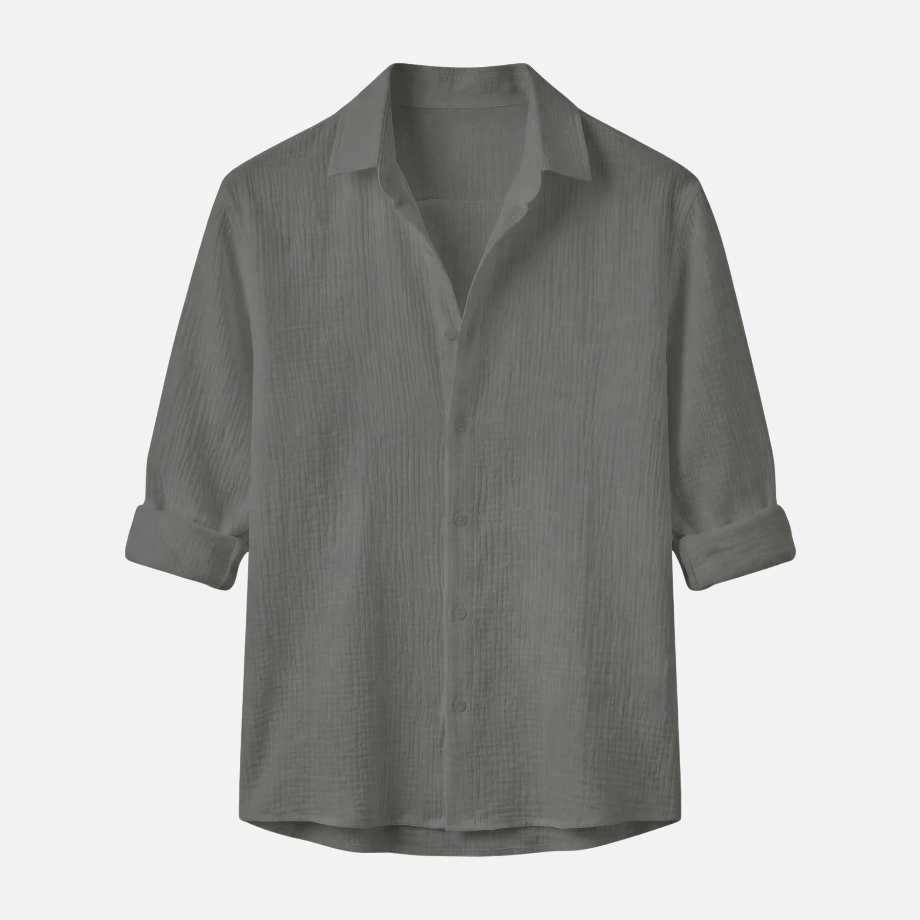 Thorsten | Herren Atmungsaktives Leinen Hemd Relaxed Fit Kragen – Leinen Hemd Kragen - Image 9