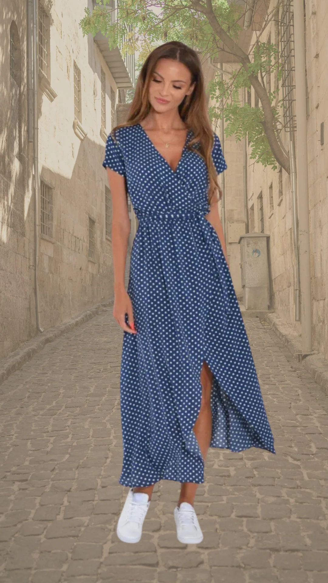 Aubrey | Statement Floral Wrap Maxi Dress - Image 4