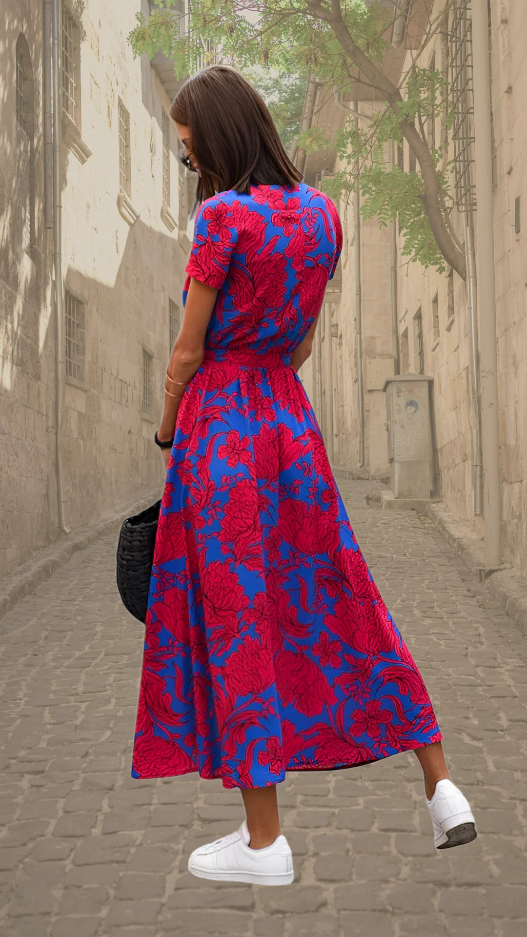 Aubrey | Statement Floral Wrap Maxi Dress - Image 5