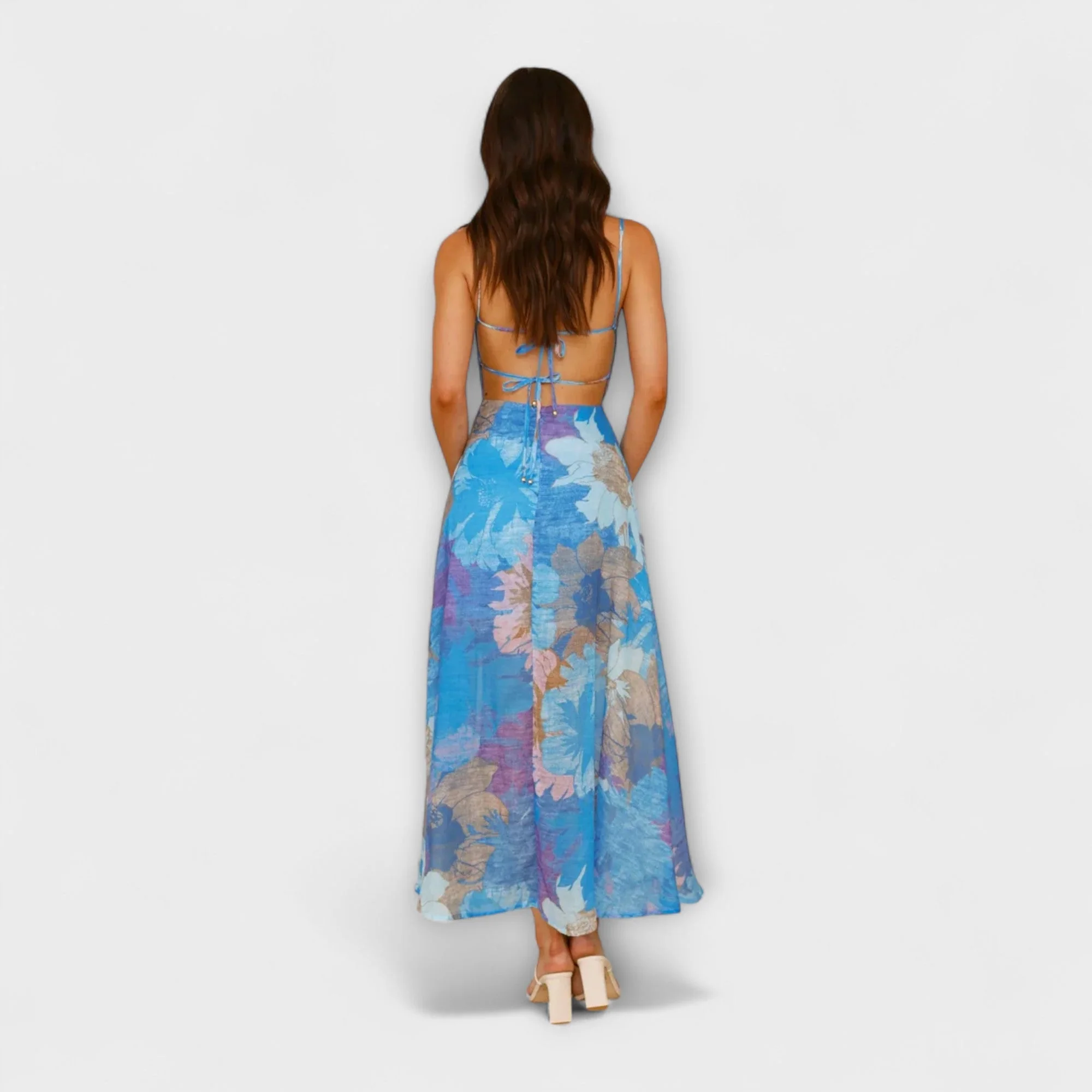 Audrey - Damenkleid mit floralem Design und Trägern - Elegant und Verführerisch - Image 10