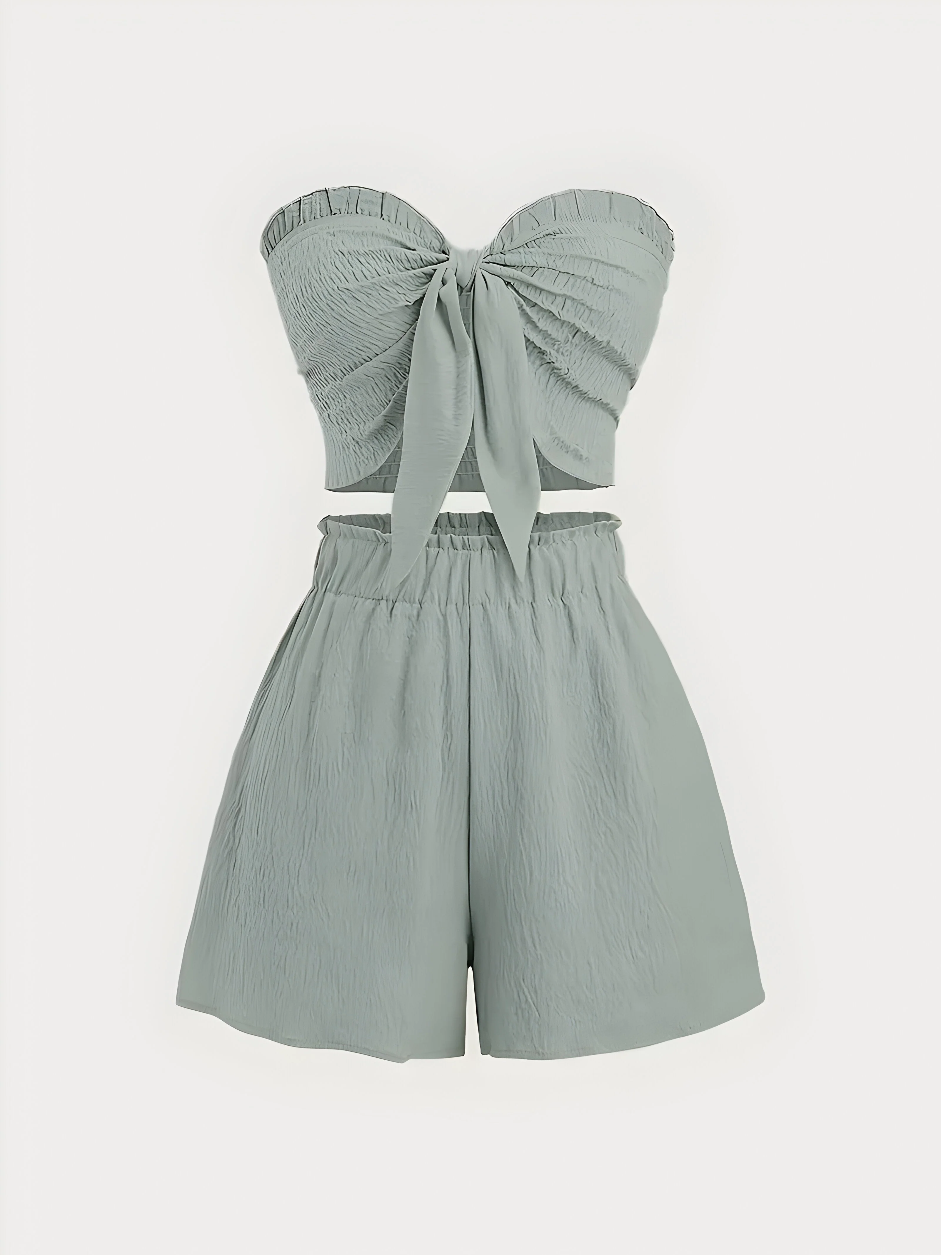 Audrina | Romantisches Date am Meer Top + Shorts Slim Fit - Image 4