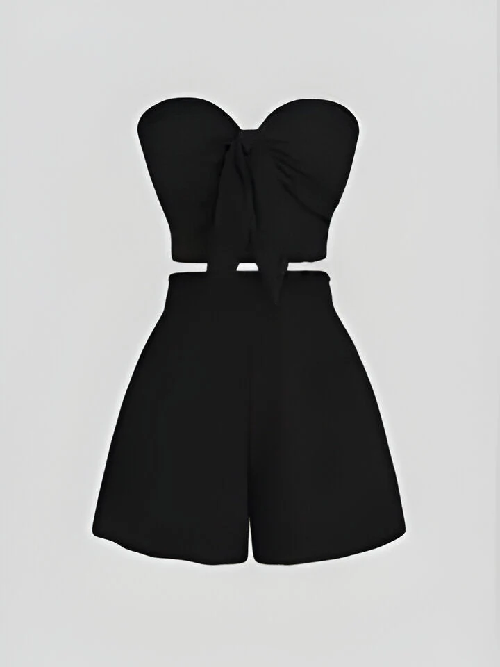 Audrina | Romantisches Date am Meer Top + Shorts Slim Fit - Image 5