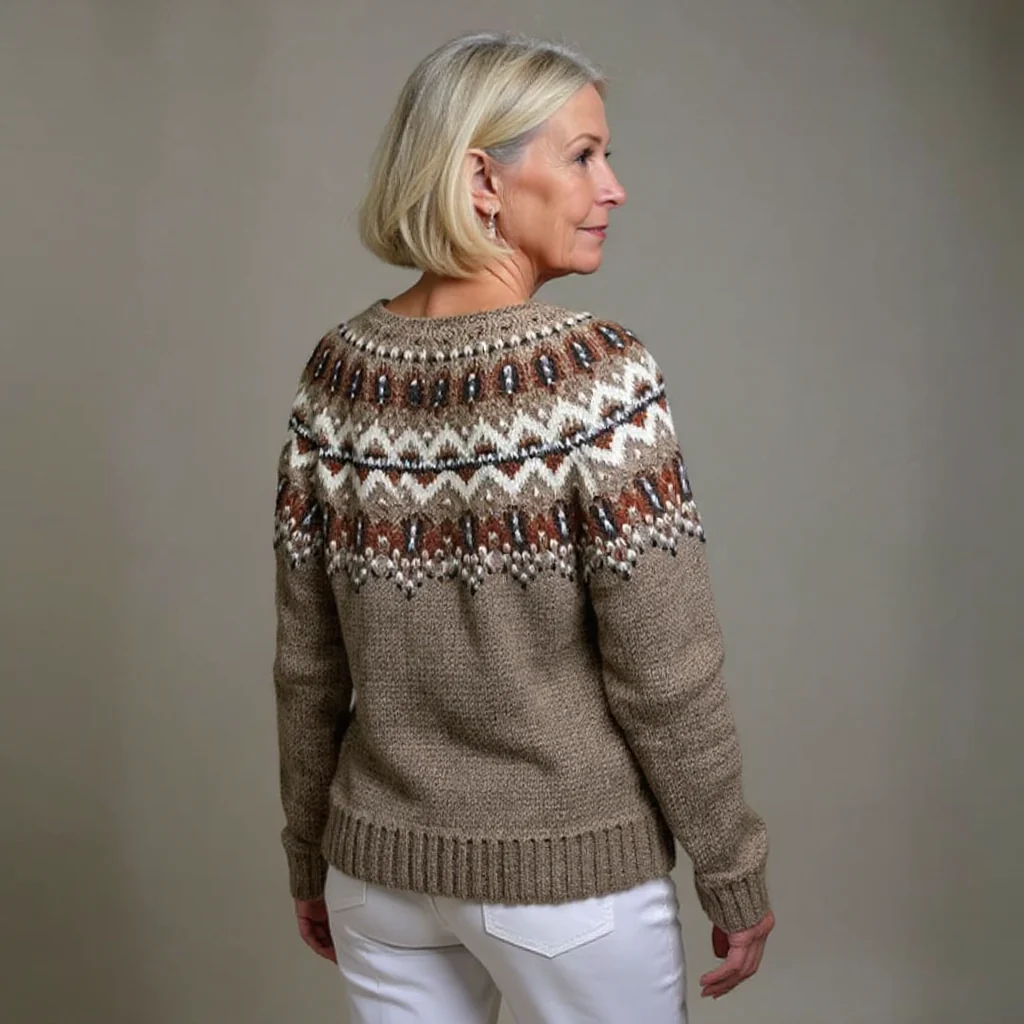 Audrina | Vintage Isländische Strickjacke - Image 3