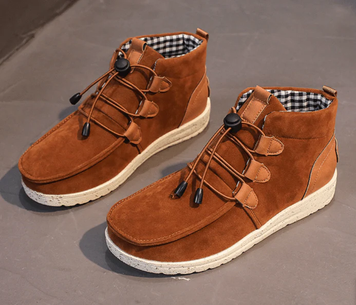 August Schuhe mit Kordelzug aus Samt - Image 2