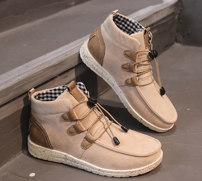 August Schuhe mit Kordelzug aus Samt - Image 3